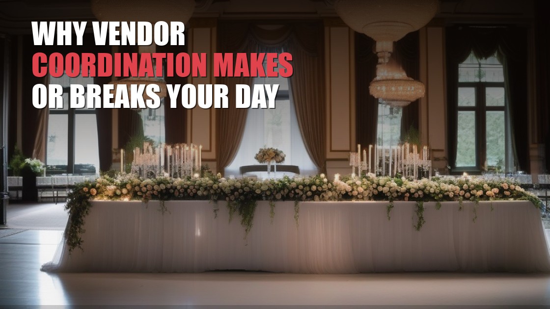 Why Vendor Coordination Makes or Breaks Your Wedding Day