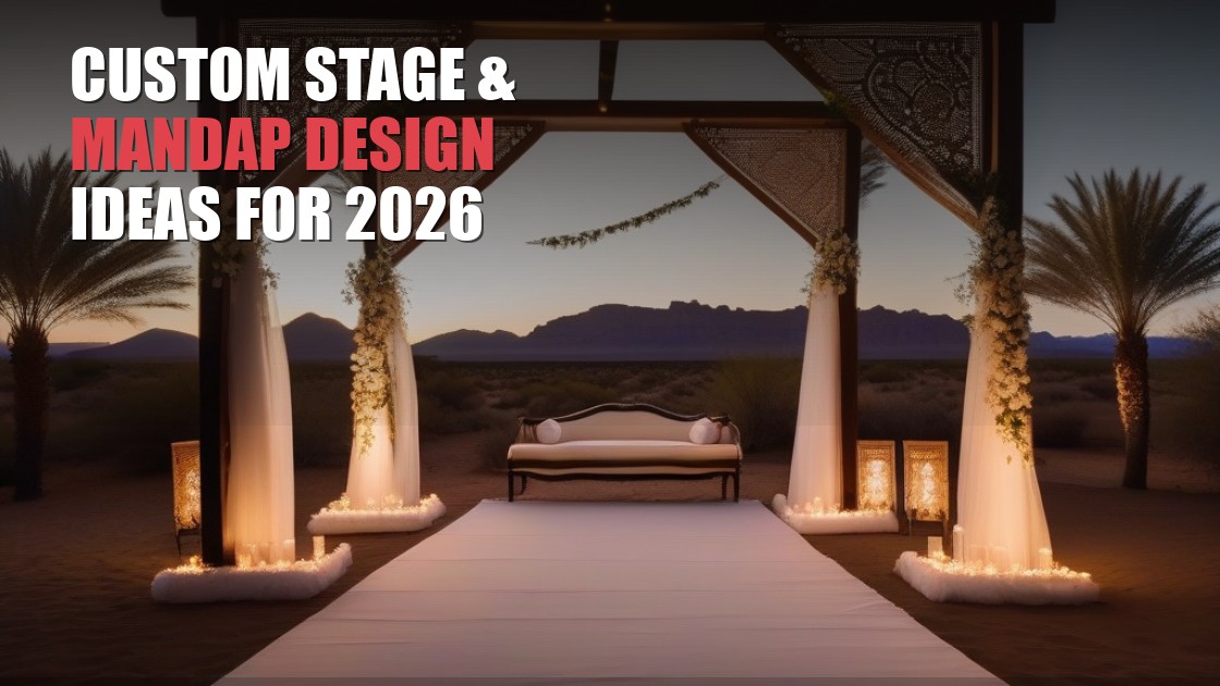 Custom Stage and Mandap Design Ideas for 2026
