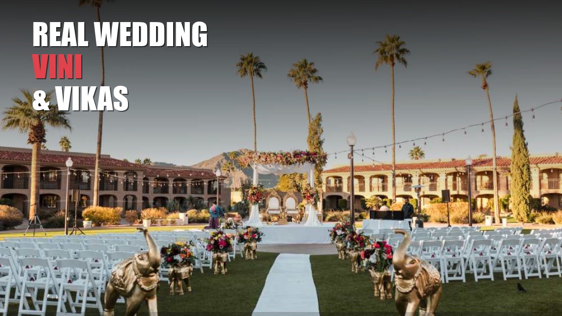 Real Wedding: Vini and Vikas's Desert Wedding Celebration