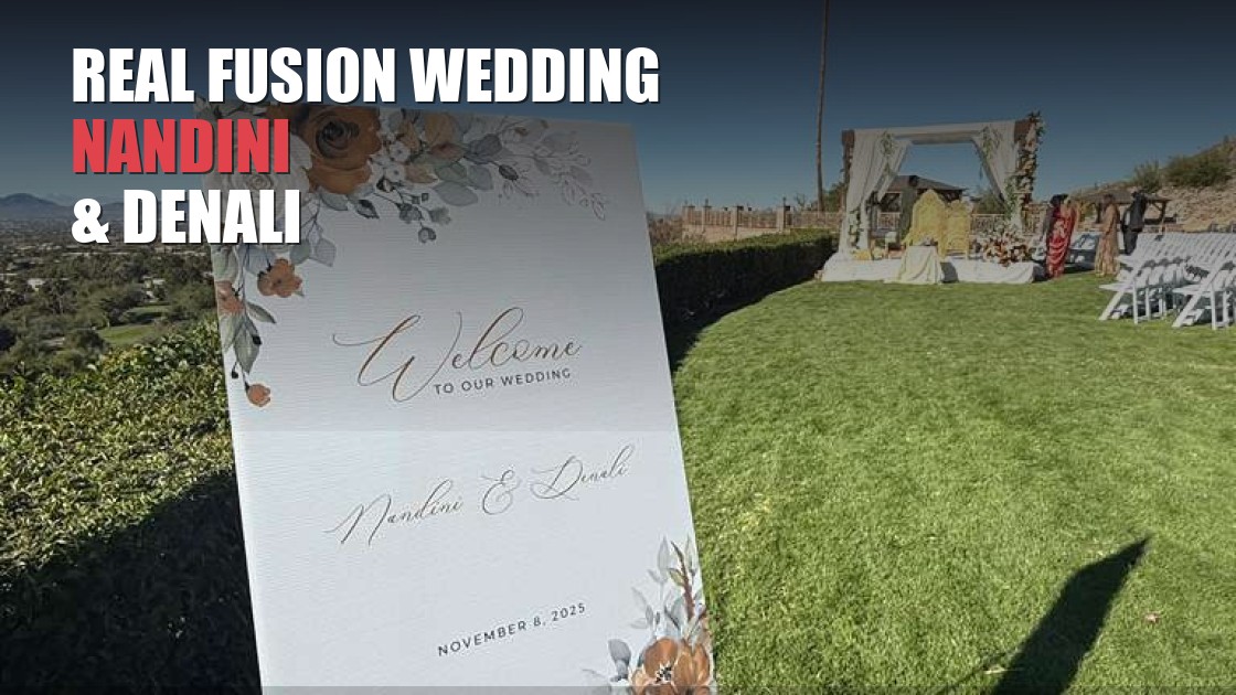 Real Fusion Wedding: Nandini and Denali's Celebration