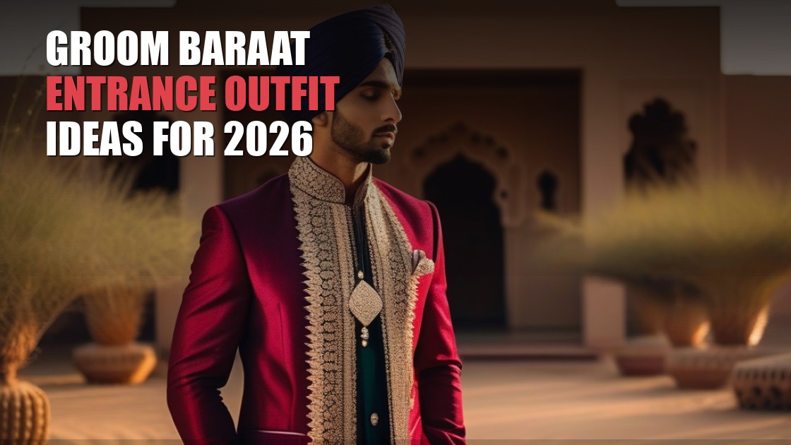 Groom Baraat Entrance Outfit Ideas for 2026